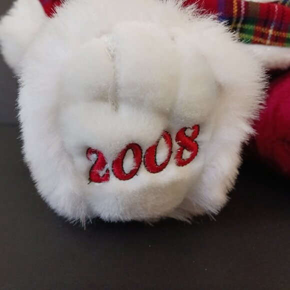 Vintage 2008 Dan Dee Snowflake Teddy 19" Teddy Bear Girl Plush Christmas Dress - Picture 2 of 11